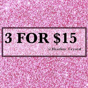 BOOKMARK!! 3 FOR $15